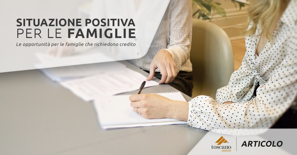 Per le famiglie dinamica del credito ancora positiva